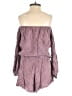 Mustard Seed 100% Rayon Purple Romper Size S - photo 2