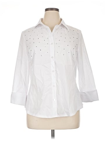Zac & Rachel 3/4 Sleeve Button-Down Shirt (view 1)