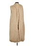 B Sharp 100% Polyester Tan Faux Fur Vest Size S - photo 1