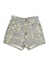 Zara Floral Purple Shorts Size 6 - photo 1