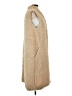 B Sharp 100% Polyester Tan Faux Fur Vest Size S - photo 4