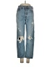 Levi's 100% Cotton Hearts Blue Jeans Size 27 waist - photo 1