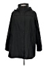 Coldwater Creek 100% Polyester Solid Black Raincoat Size L - photo 1
