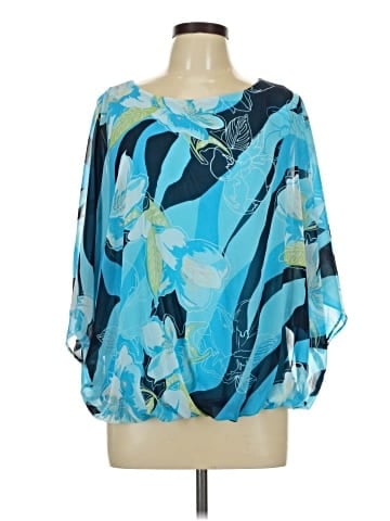 JM Collection Long Sleeve Blouse (view 1)
