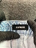 Express 100% Cotton Blue Denim Shorts Size S - photo 3
