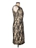 Chaps 100% Polyester Tan Cocktail Dress Size 10 - photo 4