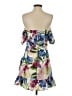 Guess 100% Polyester Tropical White Cocktail Dress Size S - photo 2