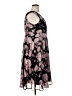 Connected Apparel 100% Polyester Floral Black Casual Dress Size 14 - photo 4