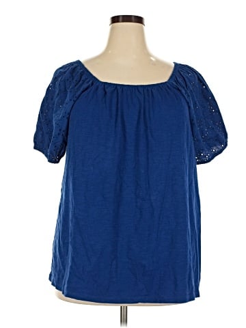 Style&Co Short Sleeve Blouse (view 1)