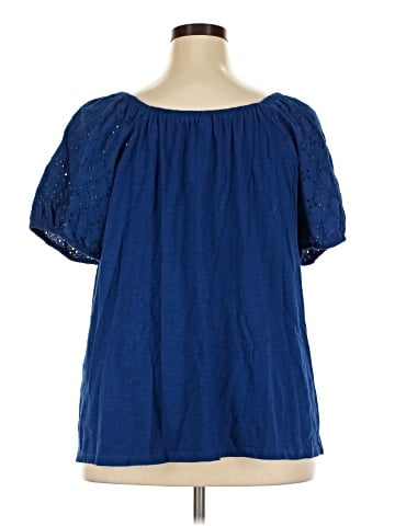 Style&Co Short Sleeve Blouse (view 2)