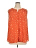 Daniel Rainn Orange Sleeveless Blouse Size XXL - photo 1