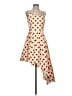 Alexander McQueen Polka Dots Orange White Cocktail Dress Size S (estimated) - photo 1