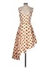 Alexander McQueen Polka Dots Orange White Cocktail Dress Size S (estimated) - photo 2
