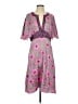 Tibi 100% Silk Paisley Pink Cocktail Dress Size S (estimated) - photo 1