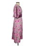 Tibi 100% Silk Paisley Pink Cocktail Dress Size S (estimated) - photo 4