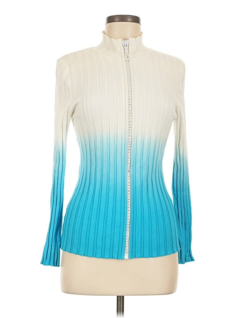 Pre-owned Belldini Cardigan Sweater In Blue