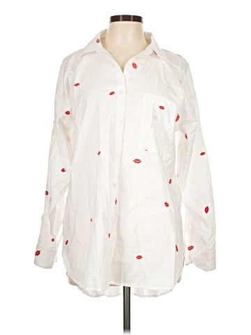 Ann Taylor LOFT Long Sleeve Button-Down Shirt (view 1)
