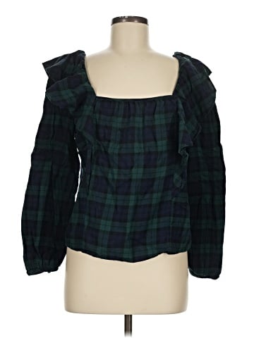 J.Crew Factory Store Long Sleeve Blouse (view 1)