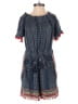 THML Checkered-gingham Blue Romper Size XS - photo 1