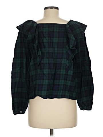 J.Crew Factory Store Long Sleeve Blouse (view 2)