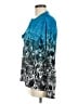 Calvin Klein 100% Polyester Blue Long Sleeve Blouse Size M - photo 5