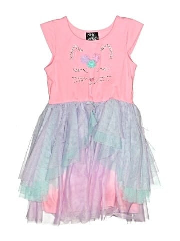 Pink & Violet Dress (view 1)