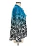 Calvin Klein 100% Polyester Blue Long Sleeve Blouse Size M - photo 4