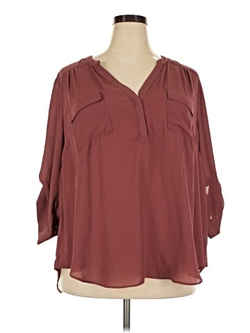 Torrid 3/4 Sleeve Blouse (view 1)