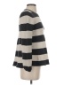 Ann Taylor LOFT 100% Cotton Stripes Gray Pullover Sweater Size XS - photo 4