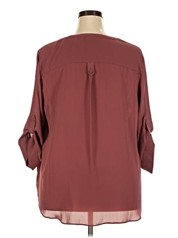 Torrid 3/4 Sleeve Blouse (view 2)