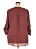 Torrid Burgundy 3/4 Sleeve Blouse Size 3X Plus (3) - photo 2