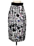 Milly Graphic Gray Casual Skirt Size 4 - photo 1