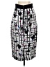 Milly Graphic Gray Casual Skirt Size 4 - photo 2