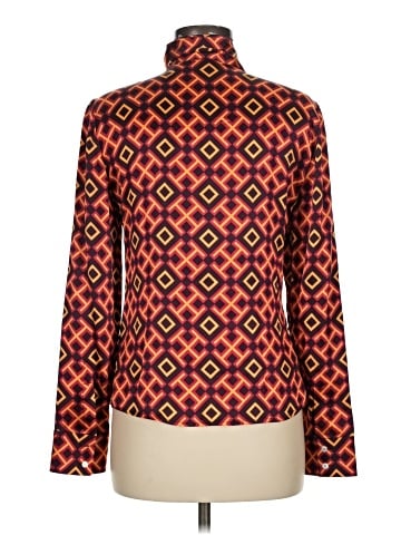 Tory Burch Long Sleeve Silk Top (view 2)