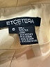 Etcetera 100% Silk Gold Silk Blazer Size 6 - photo 6