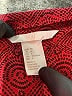 H&M 100% Polyester Paisley Red Sleeveless Blouse Size 6 - photo 7