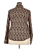 Unbranded Brown Long Sleeve Blouse Size XXL - photo 2