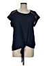 Fortune + Ivy 100% Polyester Blue Short Sleeve Top Size M - photo 1