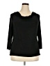 Jaclyn Smith Black 3/4 Sleeve Top Size XXL - photo 1
