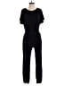 Double Zero Solid Black Jumpsuit Size M - photo 1