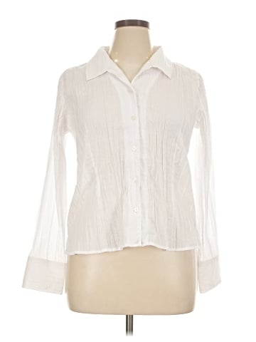 Christopher & Banks Long Sleeve Blouse (view 1)