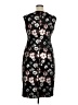 Connected Apparel Floral Black Cocktail Dress Size 14 - photo 2