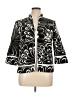 Chico's 100% Cotton Print Black Jacket Size XL (3) - photo 1