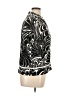 Chico's 100% Cotton Print Black Jacket Size XL (3) - photo 4