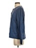 L.L.Bean 100% Cotton Blue Long Sleeve Henley Size L (tall) - photo 5