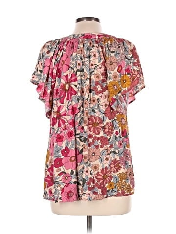 Umgee Short Sleeve Blouse (view 2)