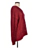 DKNY Jeans Metallic Red Pullover Sweater Size L - photo 4