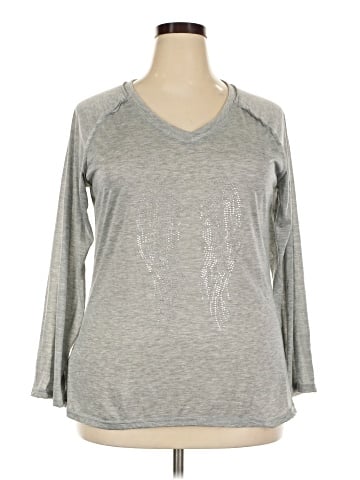 Unbranded 3/4 Sleeve T-Shirt (view 1)