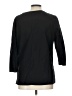 Basic Editions 100% Cotton Black 3/4 Sleeve Top Size L - photo 2