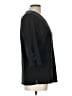 Basic Editions 100% Cotton Black 3/4 Sleeve Top Size L - photo 4